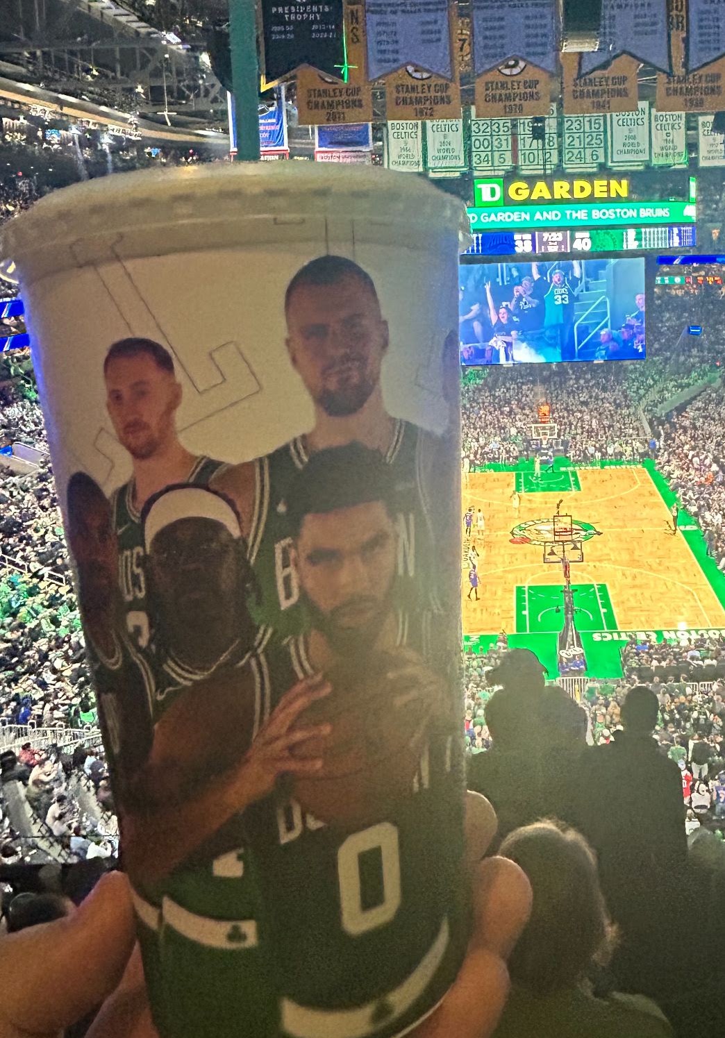 Celtics playoff cup